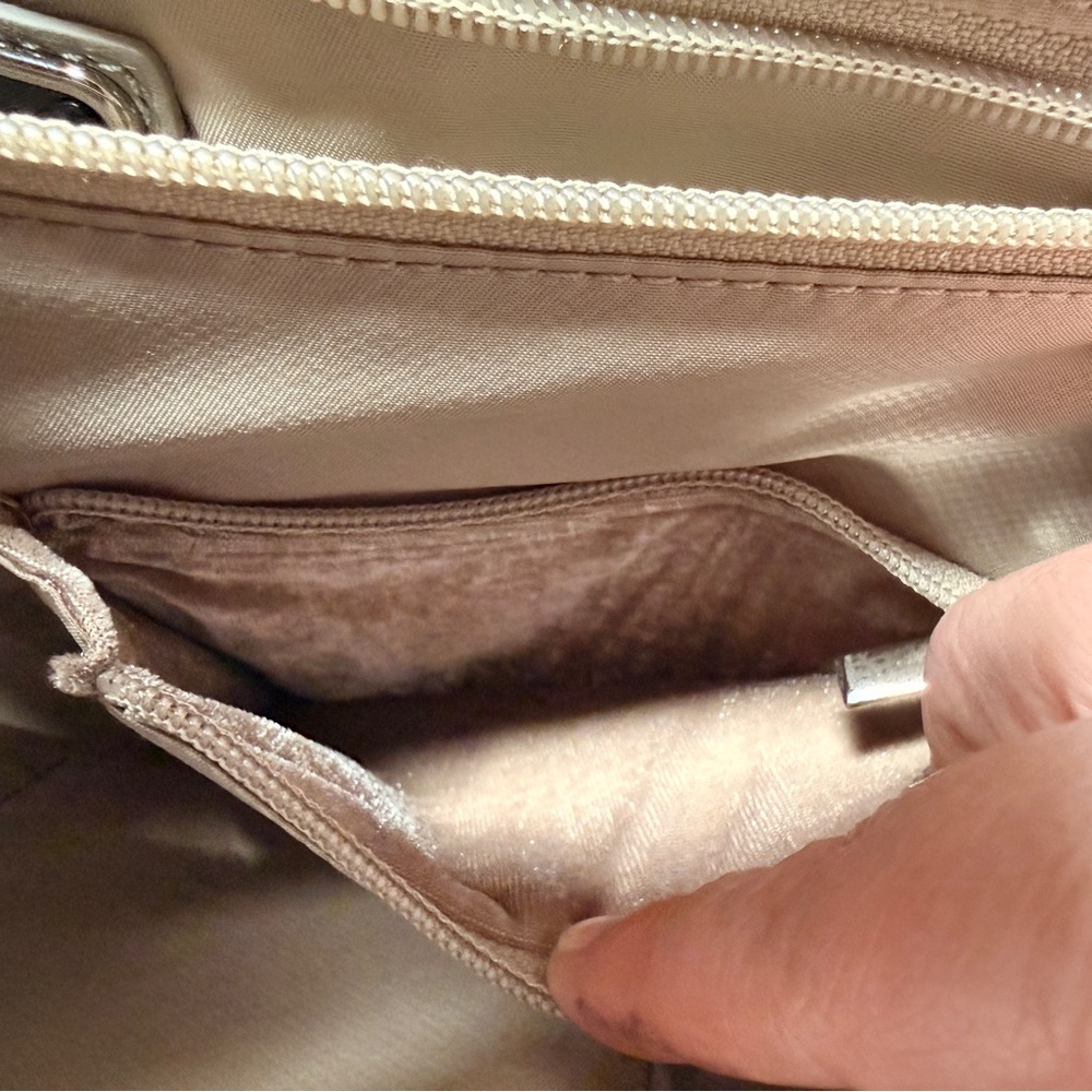 Tumi Larkin Erin Brief in Navy and Gray - Picture 7 of 11